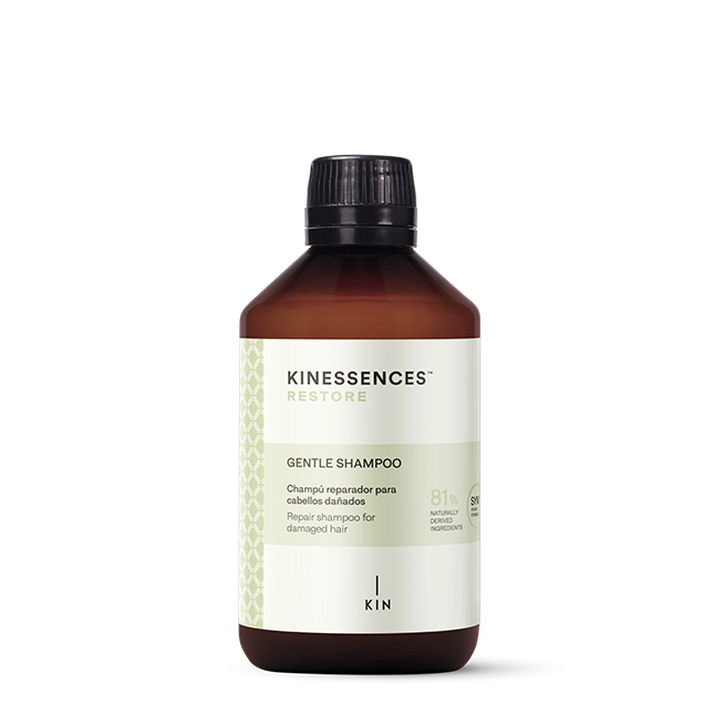 KINESSENCES Restore Gentle Shampoo, σαμπουάν αναδόμησης για ταλαιπωρημένα μαλλιά.