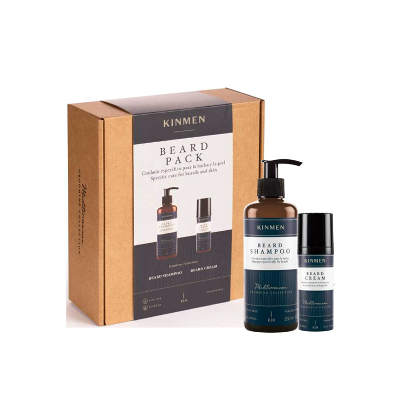 kinmen beard pack – σετ περιποίησης για καθαρά, μαλακά και υγιή γένια