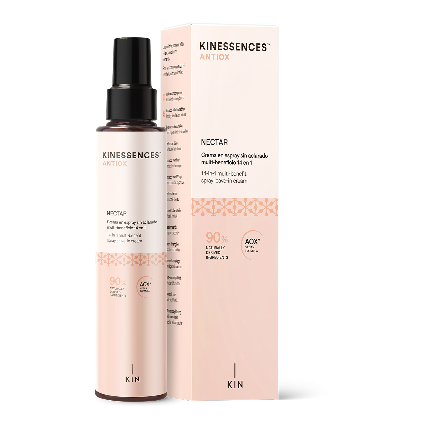 Θρεπτικό σπρέι KINESSENCES™ Antiox Nectar 150 ml για λάμψη και προστασία χρώματος.