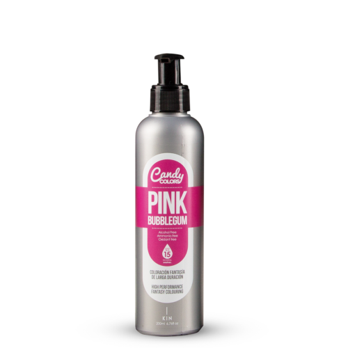 Candy Colors – Pink Bubblegum 200ml, έντονο ροζ φανταστικό χρώμα μαλλιών