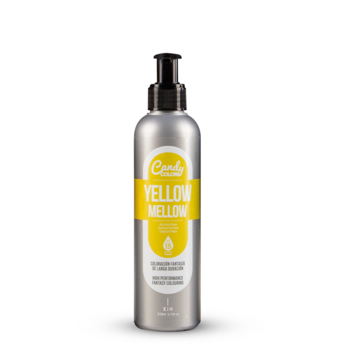 Candy Colors – Yellow Mellow 200ml, έντονο κίτρινο χρώμα μαλλιών