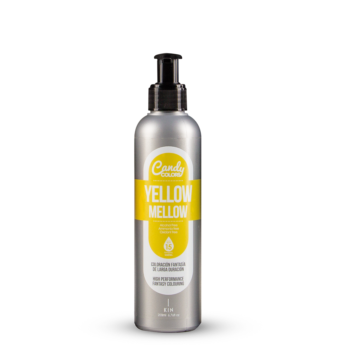 Candy Colors – Yellow Mellow 200ml, έντονο κίτρινο χρώμα μαλλιών