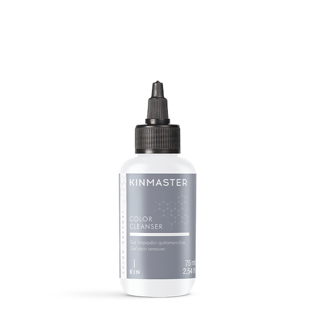 gel αφαίρεσης λεκέδων βαφής kinmaster color cleanser για καθαρισμό δέρματος μετά τη βαφή