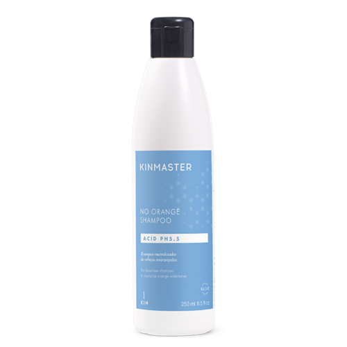 kinmaster no orange shampoo 250ml επαγγελματικό σαμπουάν εξουδετέρωσης πορτοκαλί τόνων